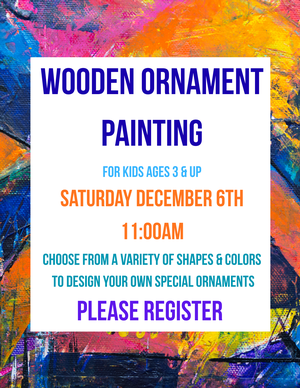 Wooden Ornament Pain